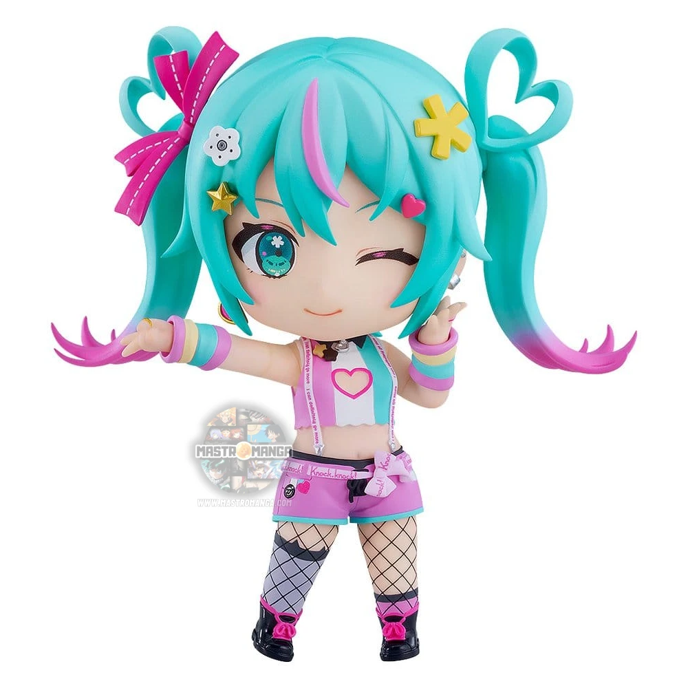 Figure Nendoroid Hatsune Miku Decomiku Lightness Good Smile Company con outfit bianco e decorazioni eteree
