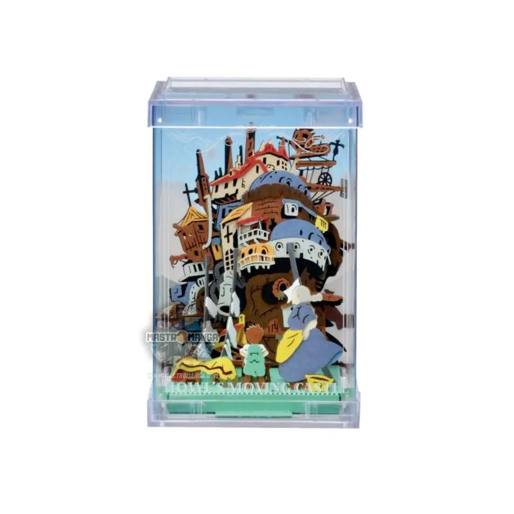Howl's Moving Castle Laundry Day Cube Paper Theater