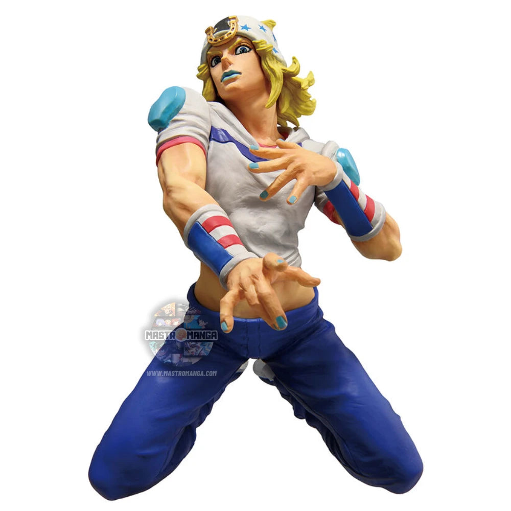 Johnny Joestar JoJo's Bizarre Adventure Steel Ball Run Ichibansho MASTERLISE Banpresto - Figure ufficiale del protagonista con cappello da fantino e posa iconica
