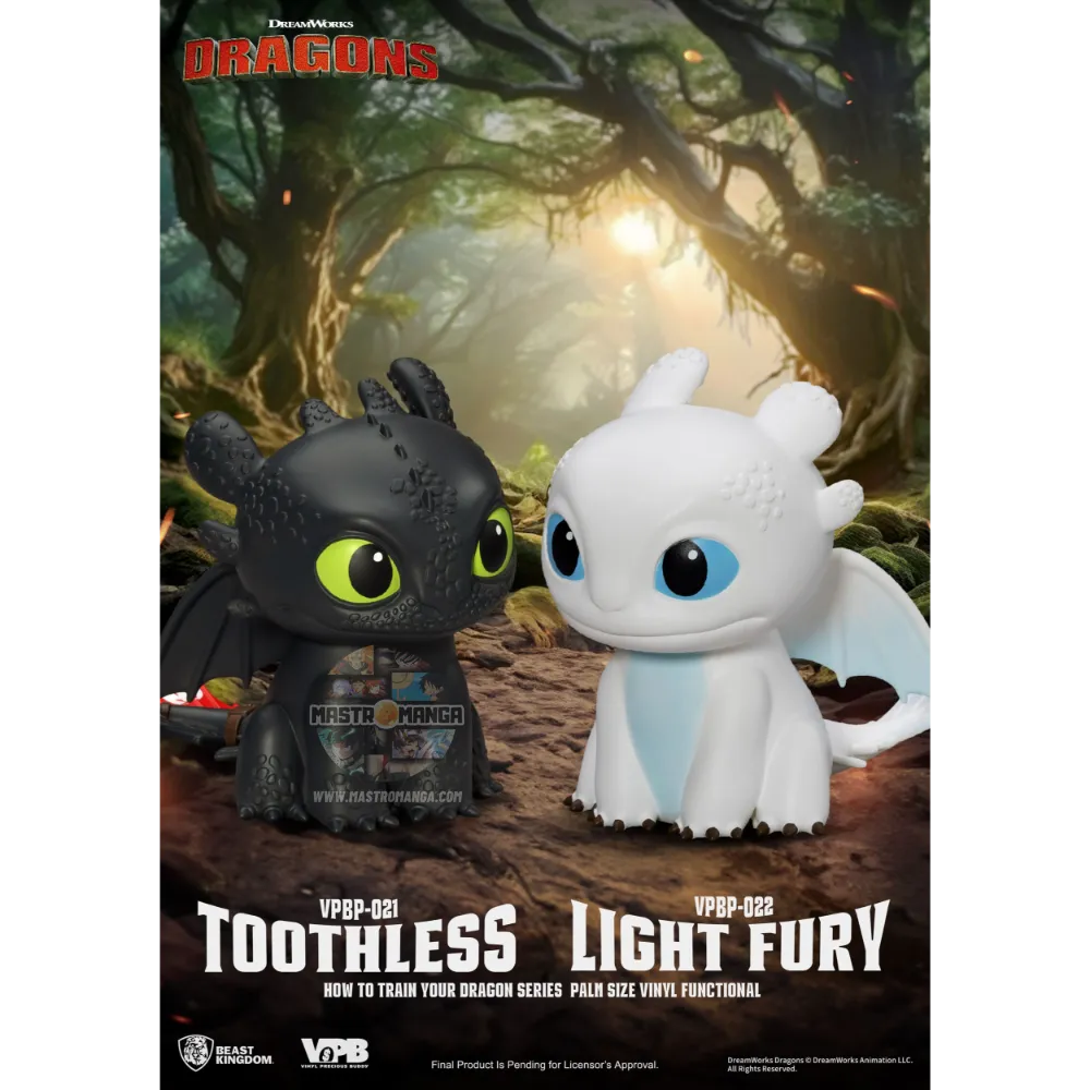Light Fury How Train Your Dragon Palm Size Vinyl Bank