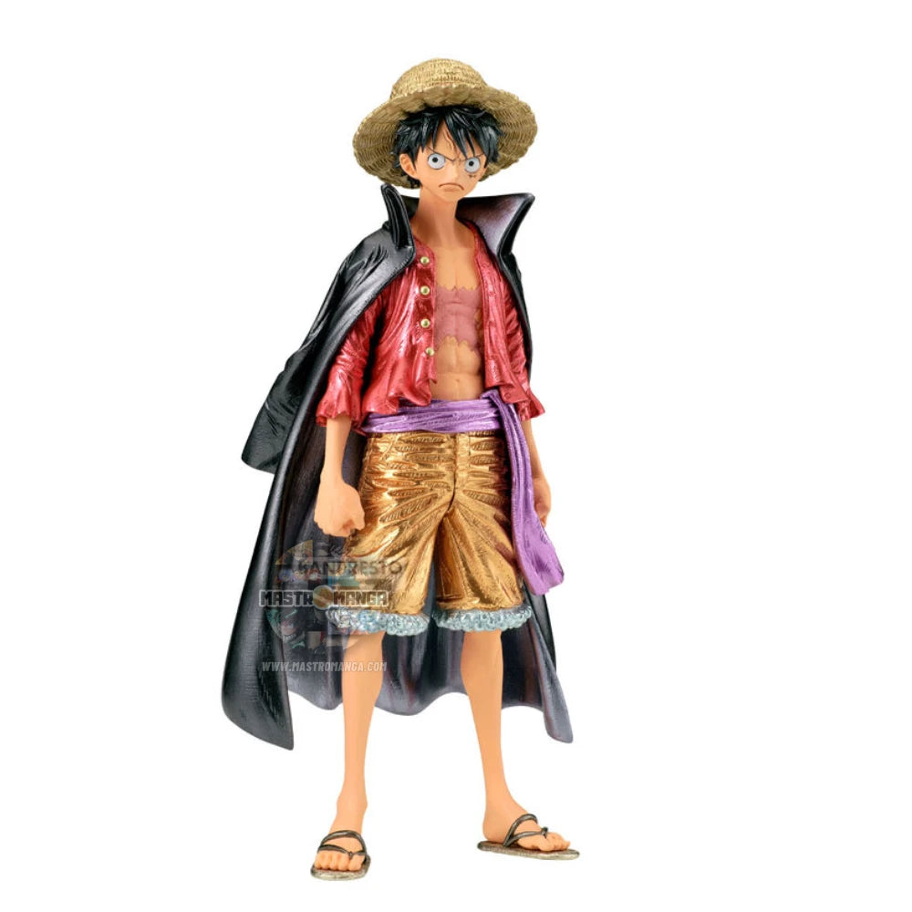 Monkey D. Luffy The Metallic One Piece Figure Premium Banpresto - Figure ufficiale del protagonista con spettacolare finitura metallica esclusiva e dettagli luminosi premium