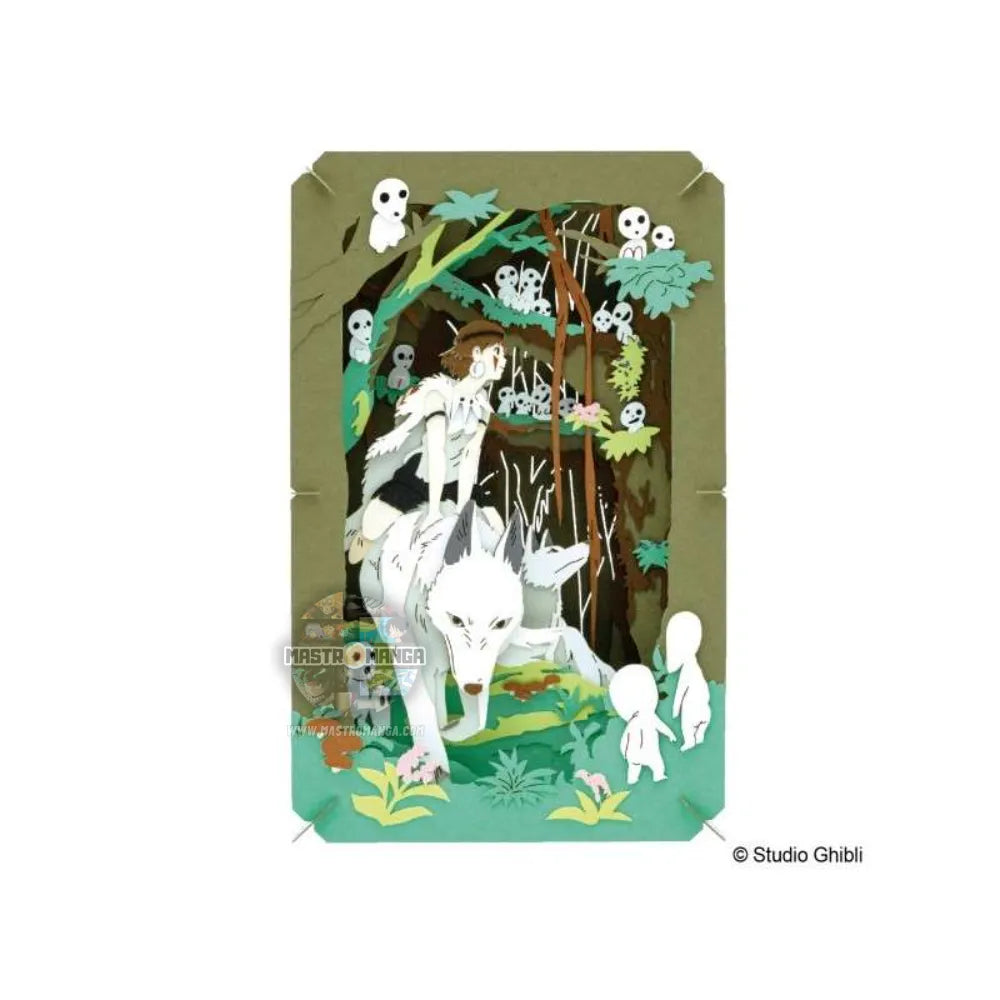 Princess Mononoke The Forest Where Kodama Lives Paper Theater