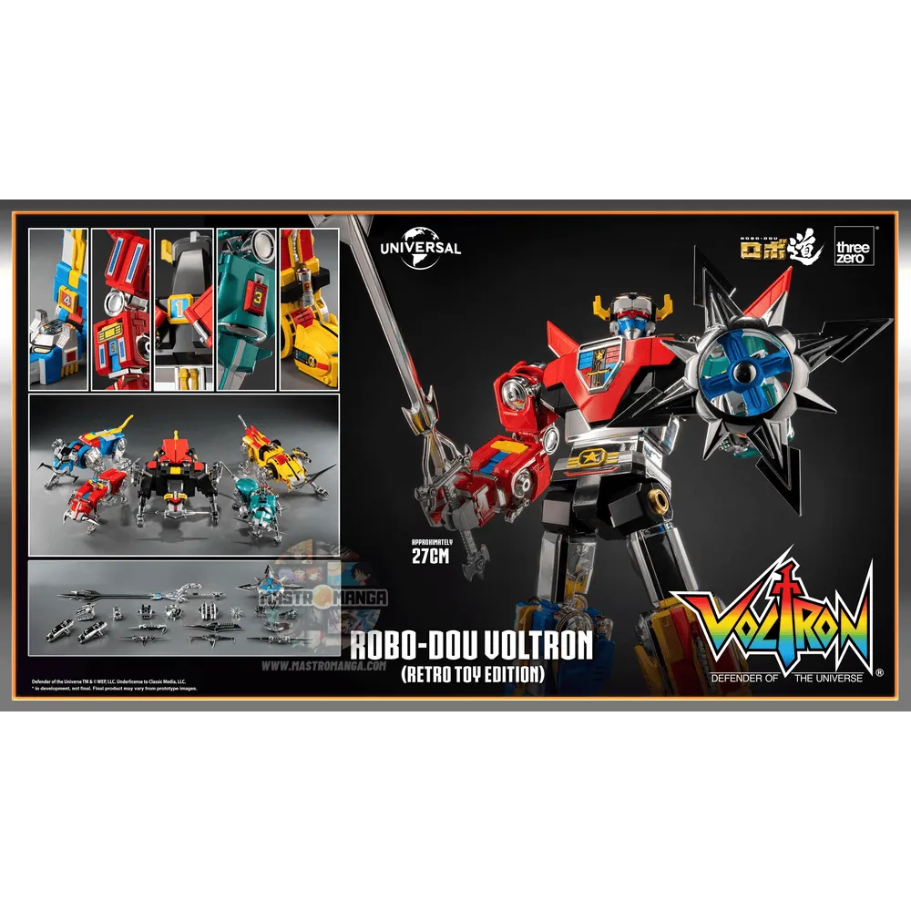 Robo-Dou Voltron Retro Toy Edition