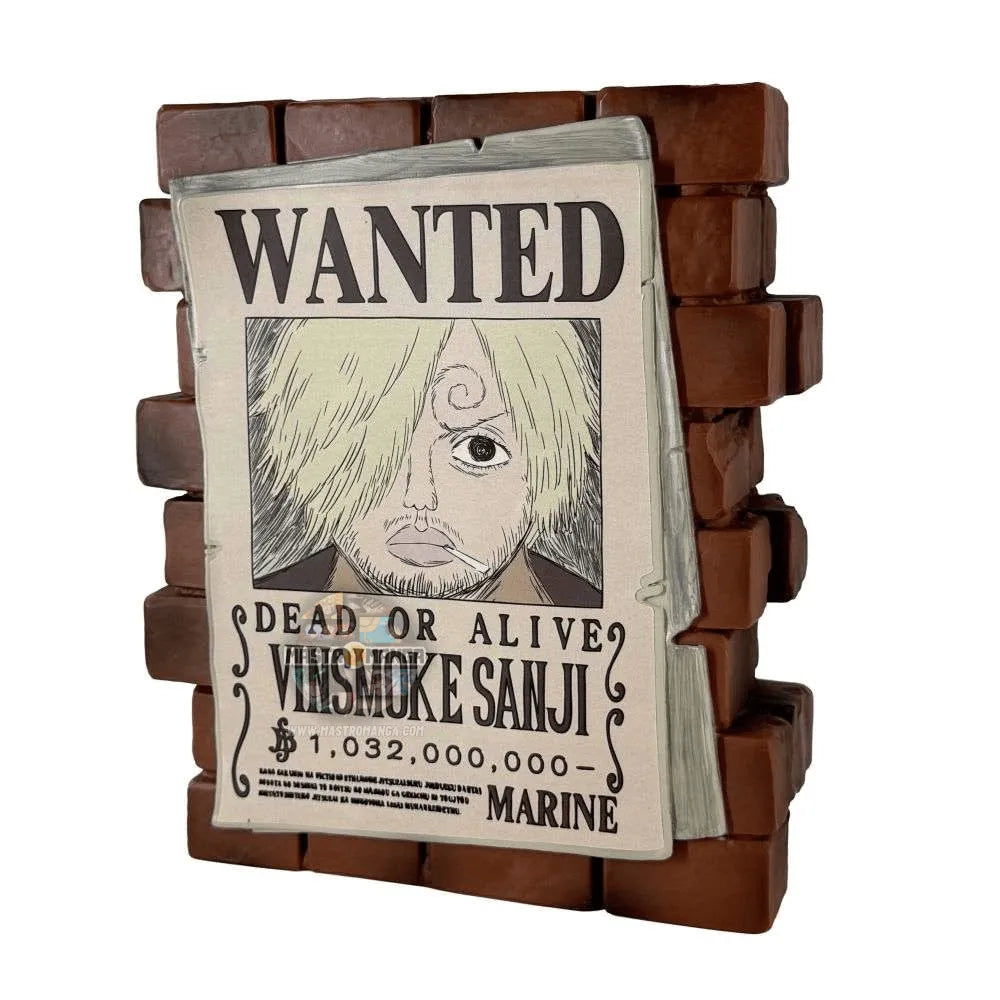Sanji Poster Wanted One Piece Money Box