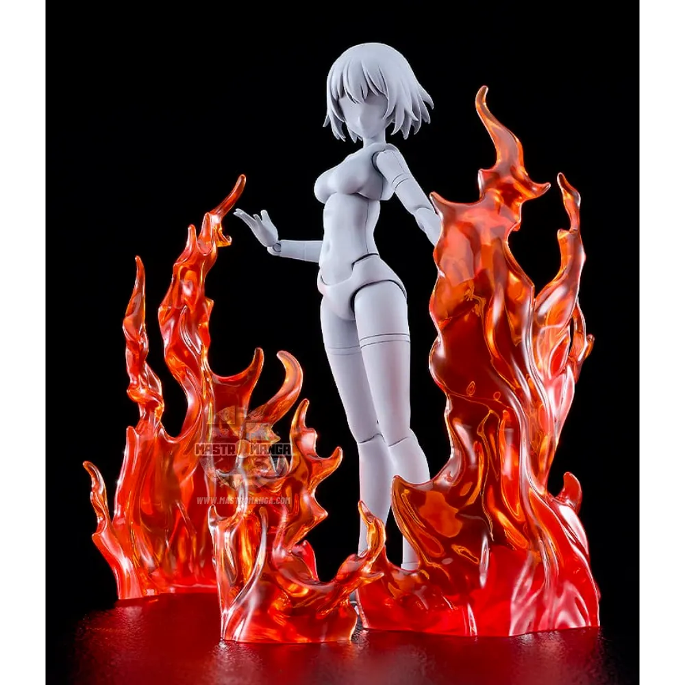 The Simple Effect Flames Red