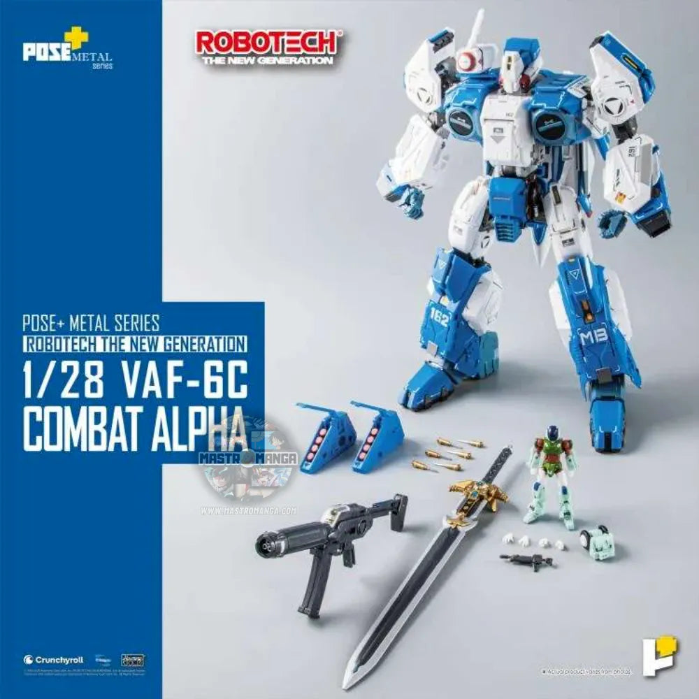 Pose+ Metal Series VAF-6C Combat Alpha Fighter Robotech: The New Generation