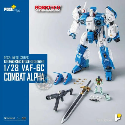 Pose+ Metal Series VAF-6C Combat Alpha Fighter Robotech: The New Generation