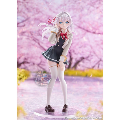 Figure Alisa Mikhailovna Kujou Alya POP UP PARADE L Good Smile Company in uniforme scolastica con posa elegante