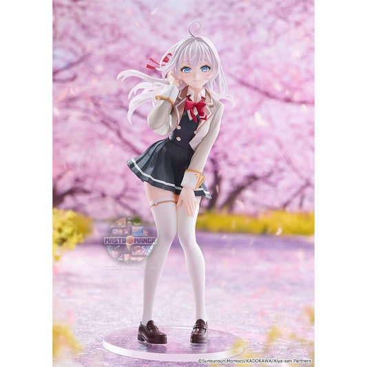 Figure Alisa Mikhailovna Kujou Alya POP UP PARADE L Good Smile Company in uniforme scolastica con posa elegante