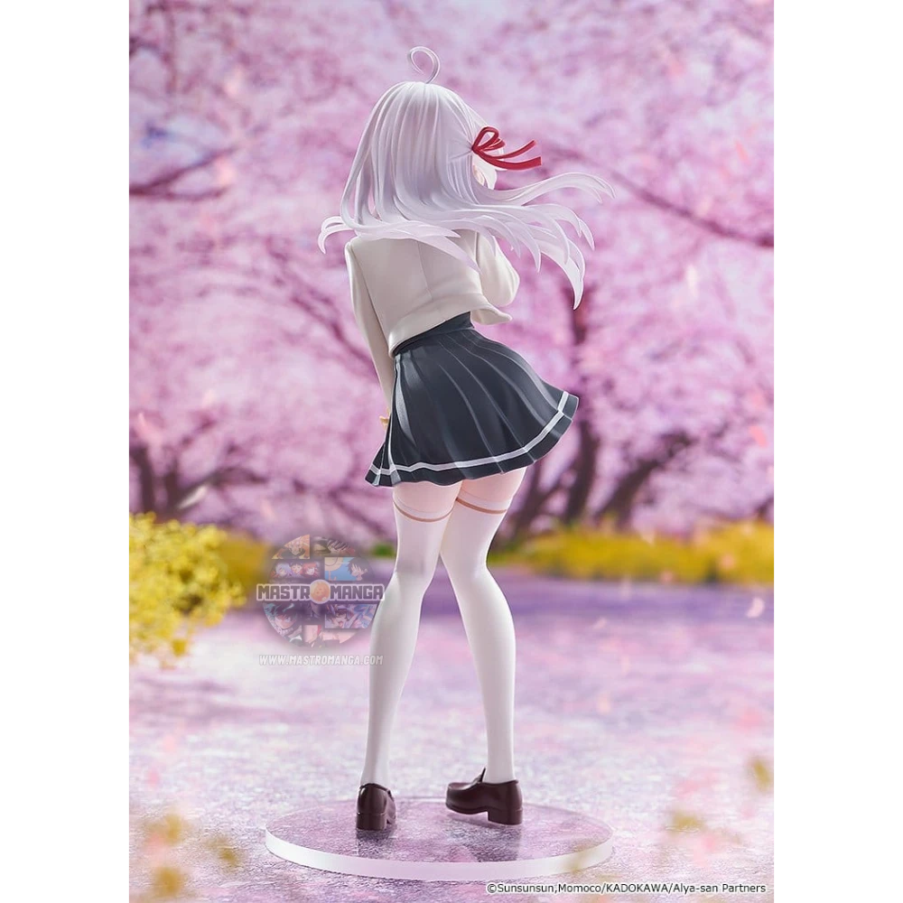 Figure Alisa Mikhailovna Kujou Alya POP UP PARADE L Good Smile Company in uniforme scolastica con posa elegante