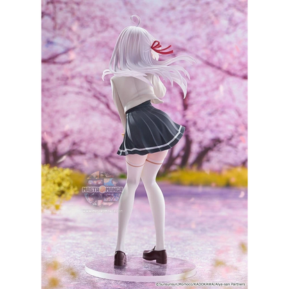 Figure Alisa Mikhailovna Kujou Alya POP UP PARADE L Good Smile Company in uniforme scolastica con posa elegante