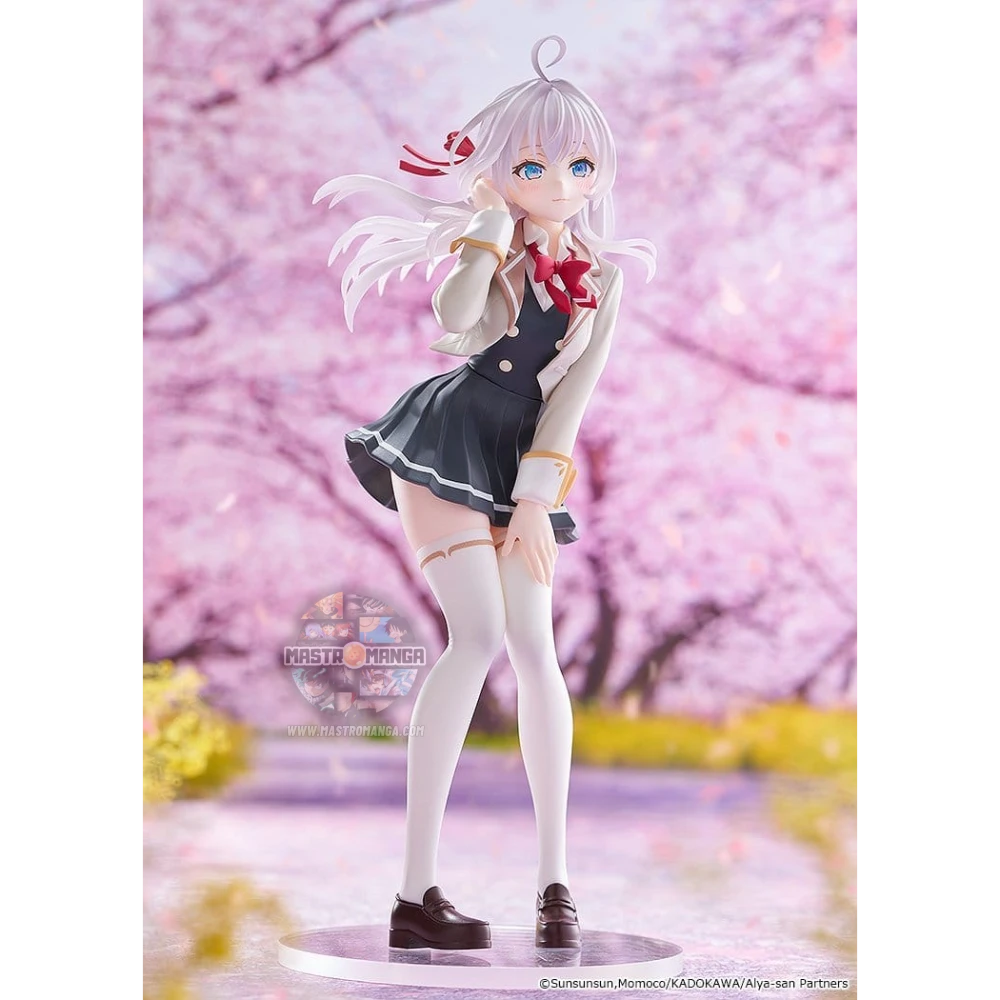 Figure Alisa Mikhailovna Kujou Alya POP UP PARADE L Good Smile Company in uniforme scolastica con posa elegante