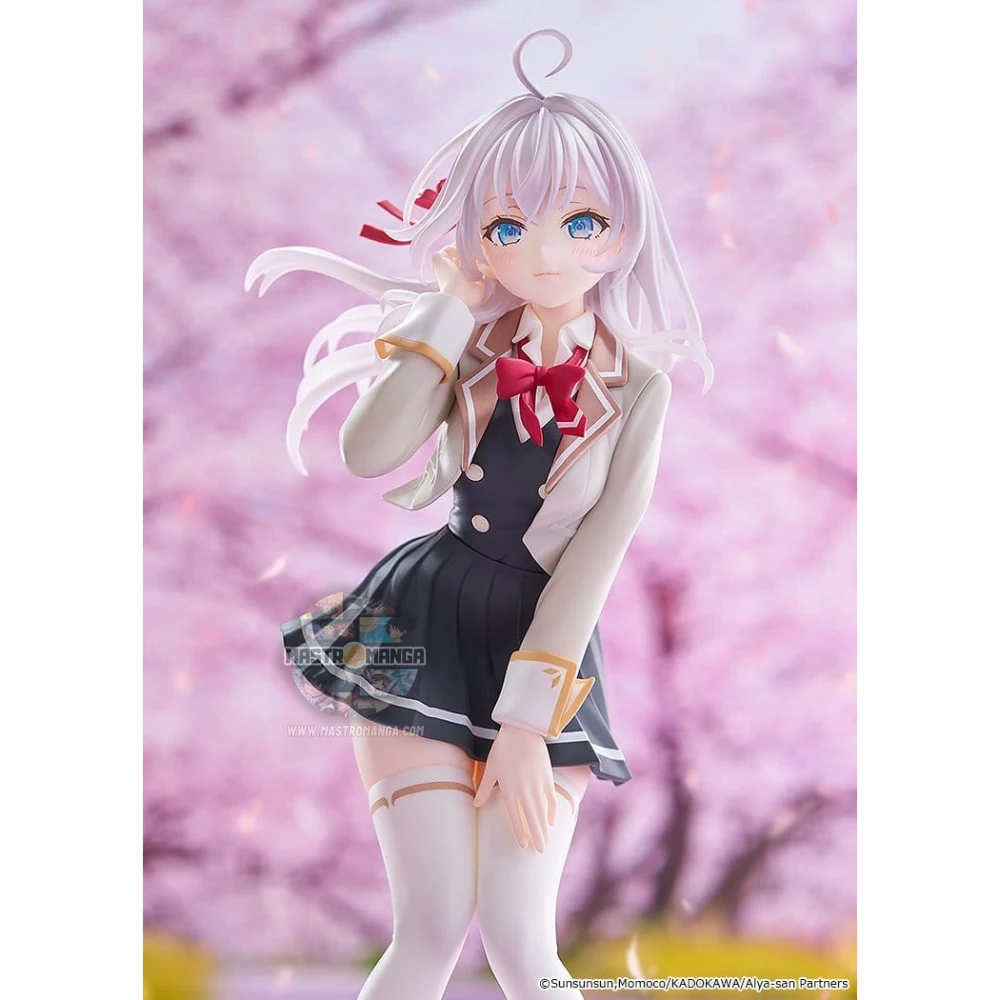 Figure Alisa Mikhailovna Kujou Alya POP UP PARADE L Good Smile Company in uniforme scolastica con posa elegante