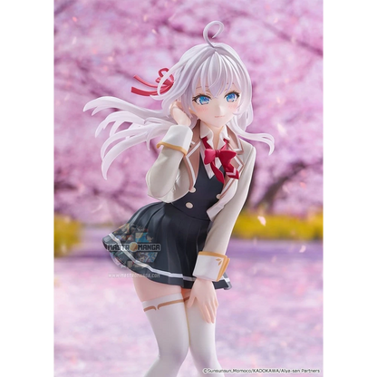 Figure Alisa Mikhailovna Kujou Alya POP UP PARADE L Good Smile Company in uniforme scolastica con posa elegante