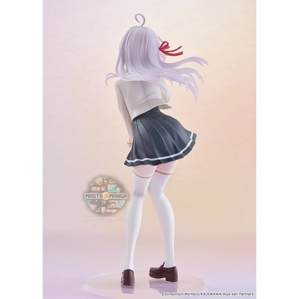 Figure Alisa Mikhailovna Kujou Alya POP UP PARADE L Good Smile Company in uniforme scolastica con posa elegante