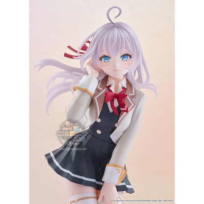 Figure Alisa Mikhailovna Kujou Alya POP UP PARADE L Good Smile Company in uniforme scolastica con posa elegante