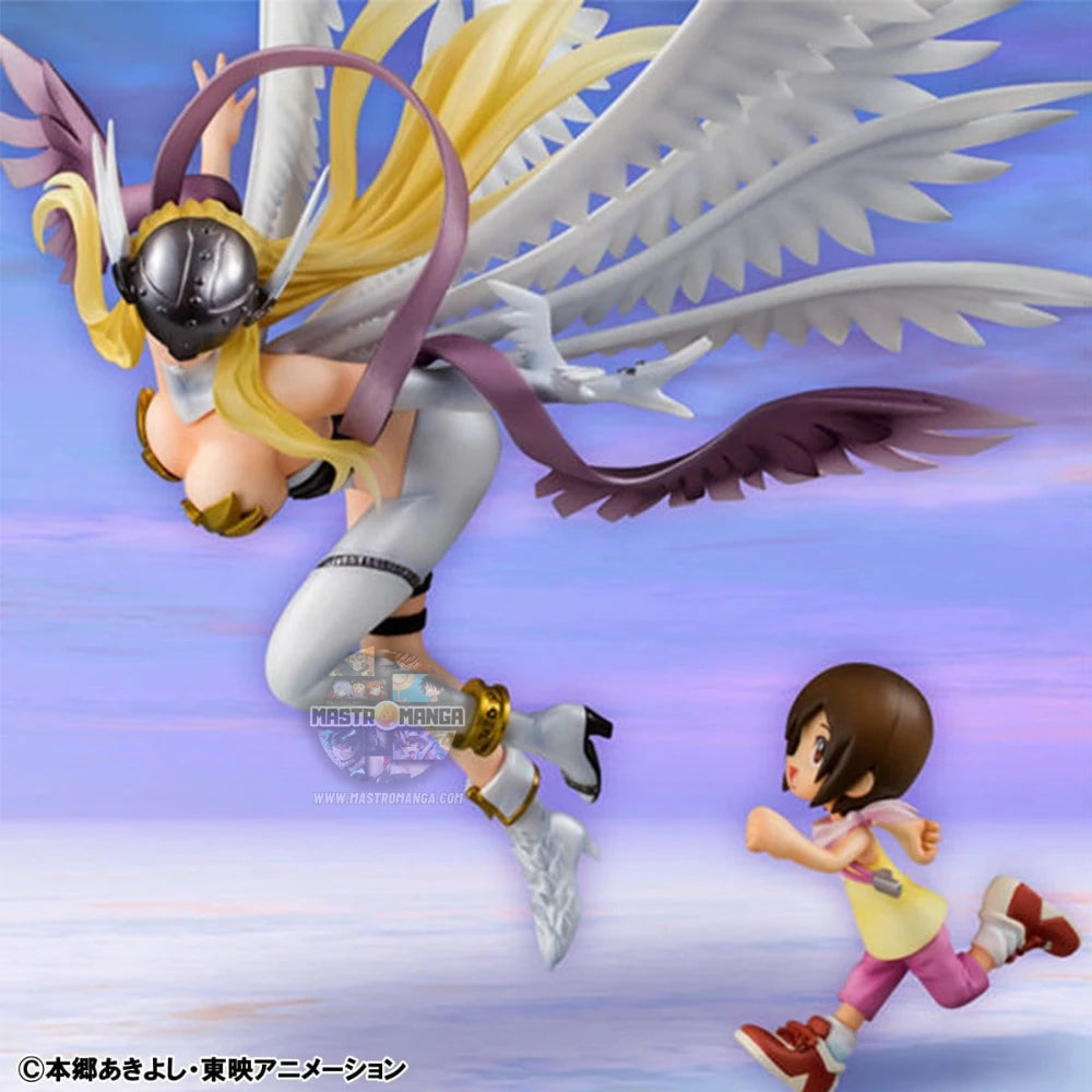 Statua G.E.M. Series Angewomon e Hikari Yagami Digimon Adventure Rerun Megahouse