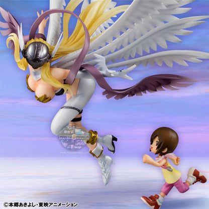 Statua G.E.M. Series Angewomon e Hikari Yagami Digimon Adventure Rerun Megahouse