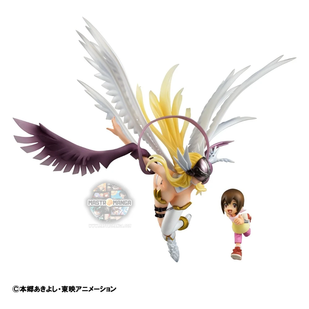 Statua G.E.M. Series Angewomon e Hikari Yagami Digimon Adventure Rerun Megahouse