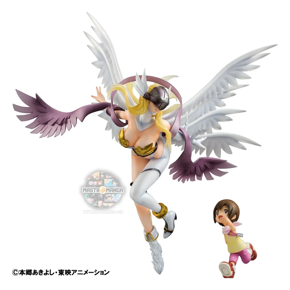 Statua G.E.M. Series Angewomon e Hikari Yagami Digimon Adventure Rerun Megahouse