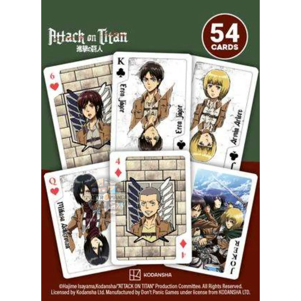 Attack On Titan Playing Cards