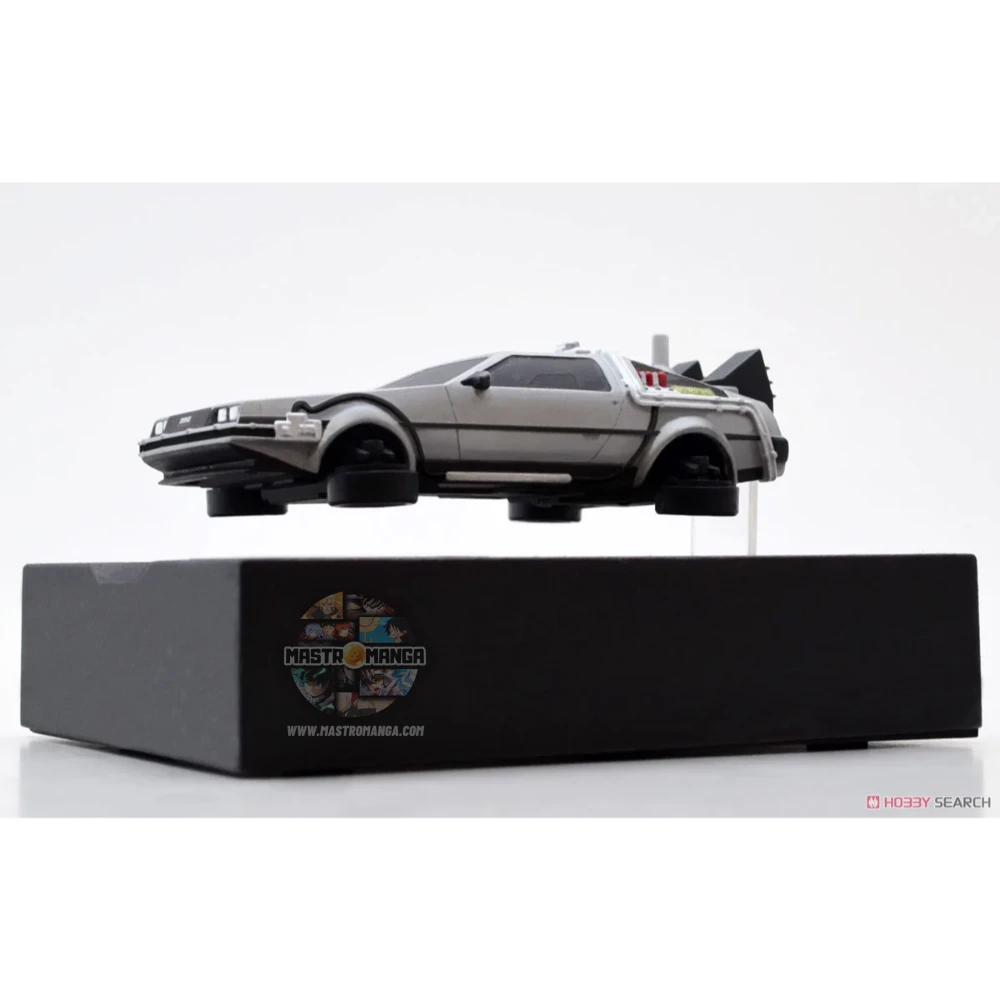 Time Machine Floating Back to the Future 2 Metro K - Replica da collezione ufficiale della leggendaria DeLorean volante con ruote in modalità volo
