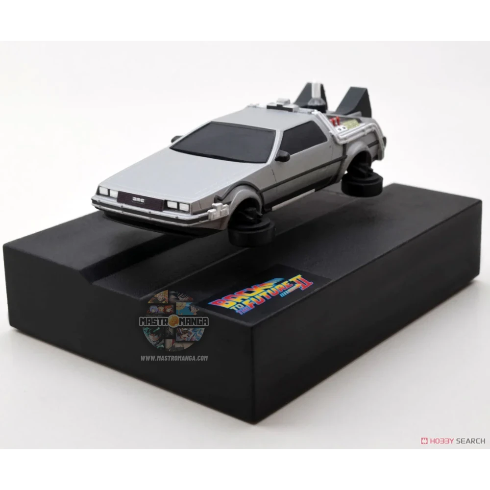 Time Machine Floating Back to the Future 2 Metro K - Replica da collezione ufficiale della leggendaria DeLorean volante con ruote in modalità volo