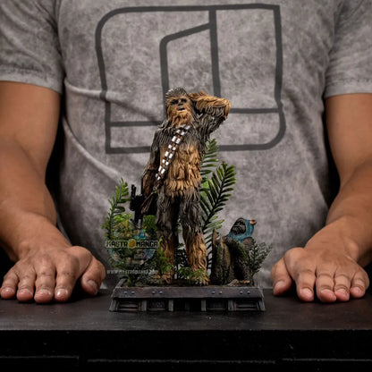 Chewbacca And Tokkat Star Wars