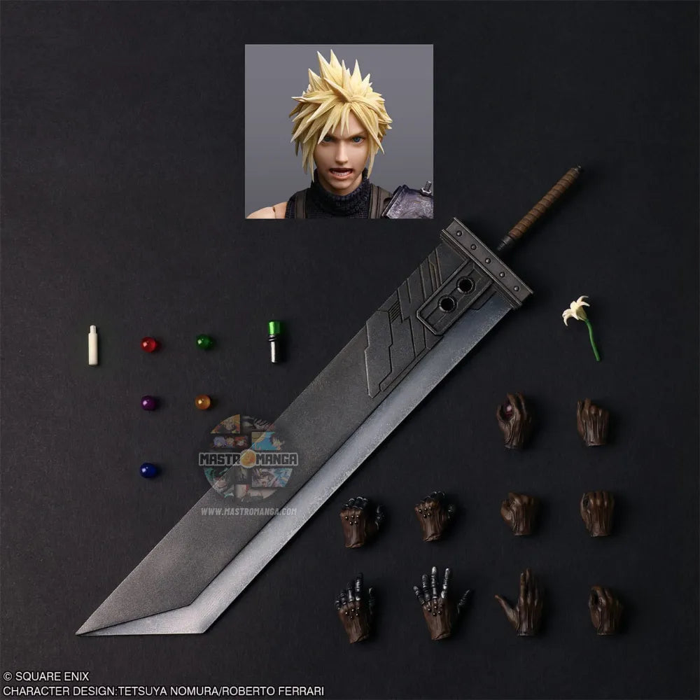 Cloud Strife Final Fantasy 7 Rebirth Play Arts Shin