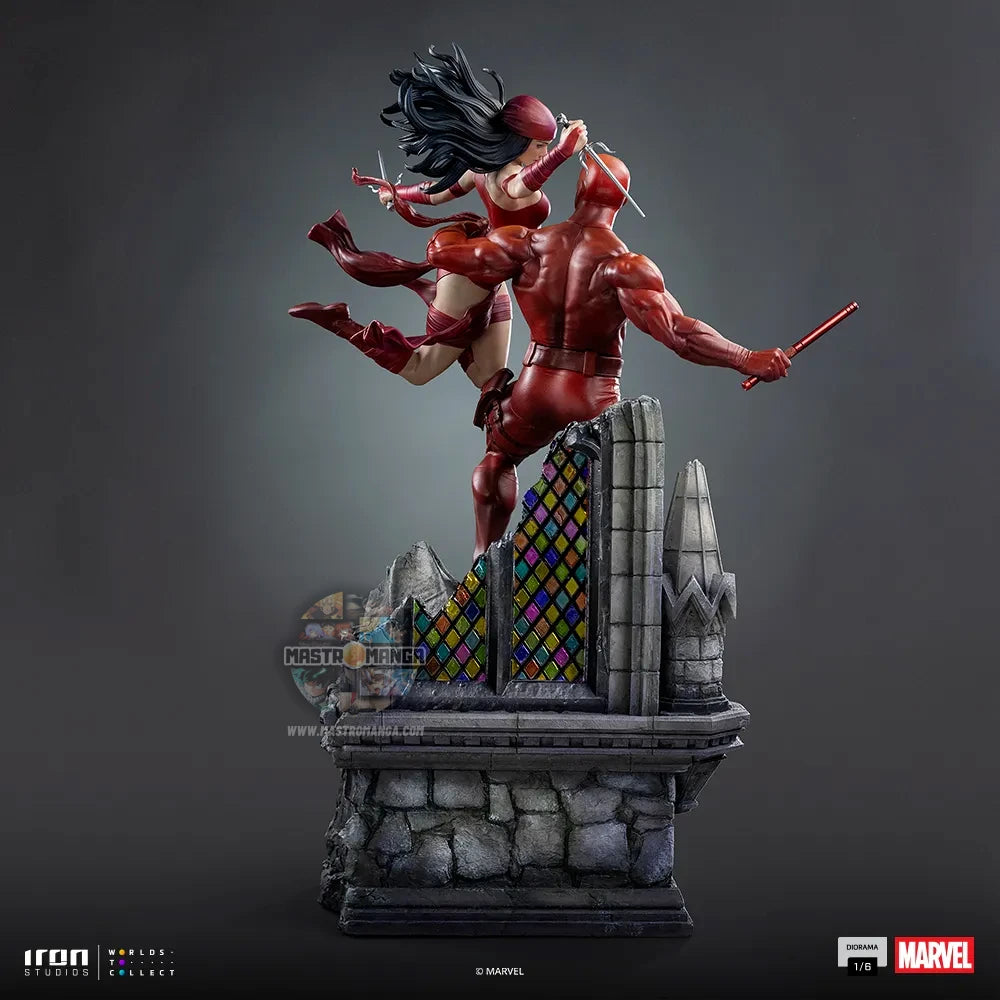 Daredevil And Elektra Diorama