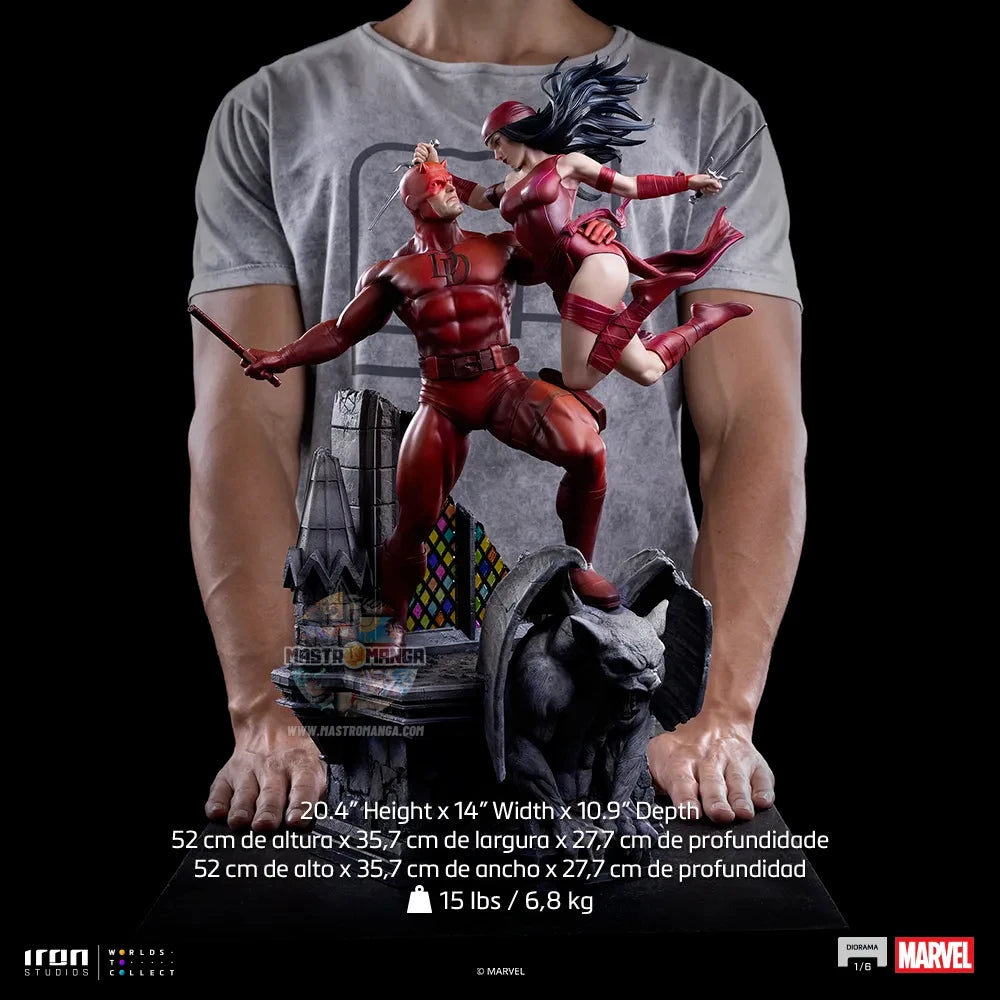 Daredevil And Elektra Diorama