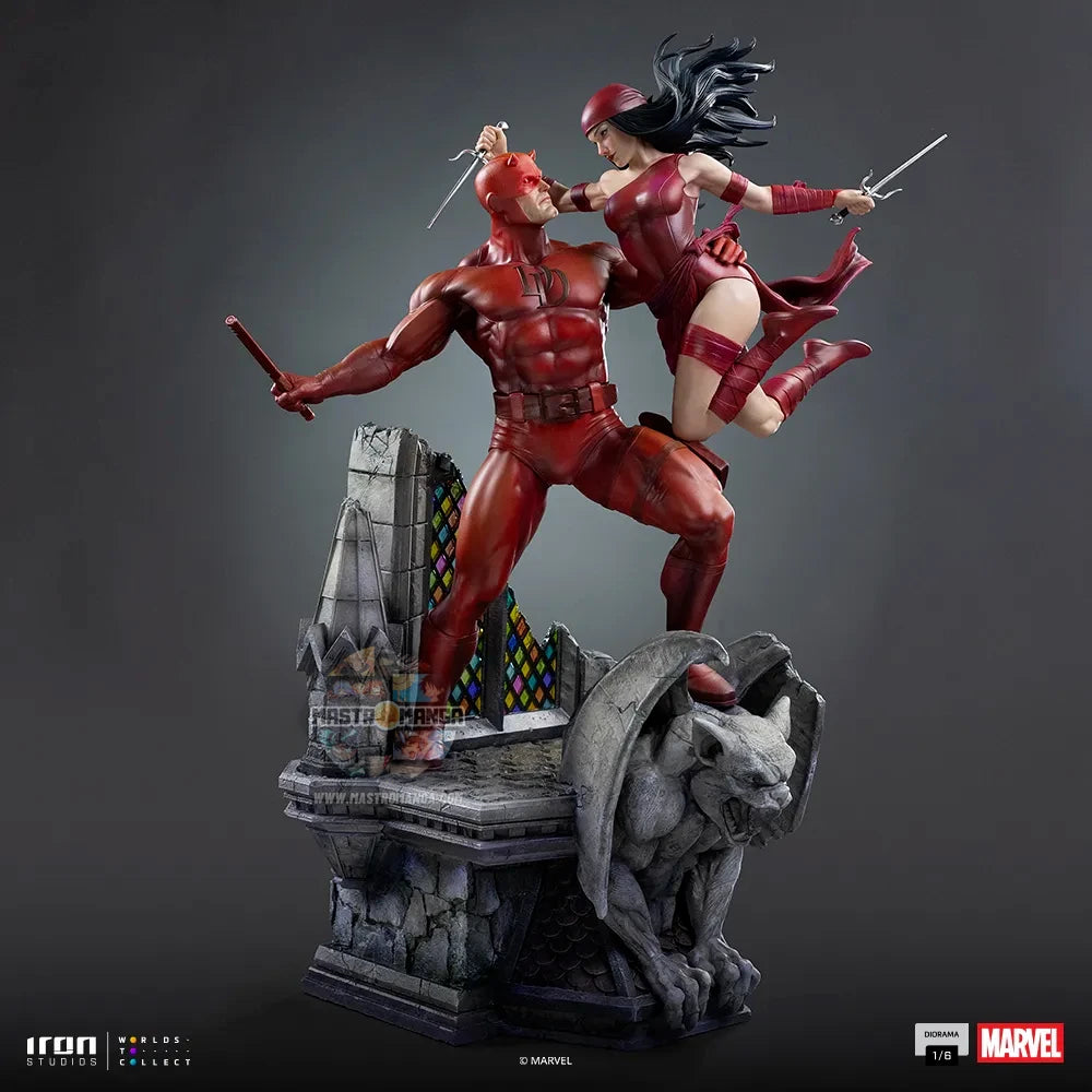 Daredevil And Elektra Diorama