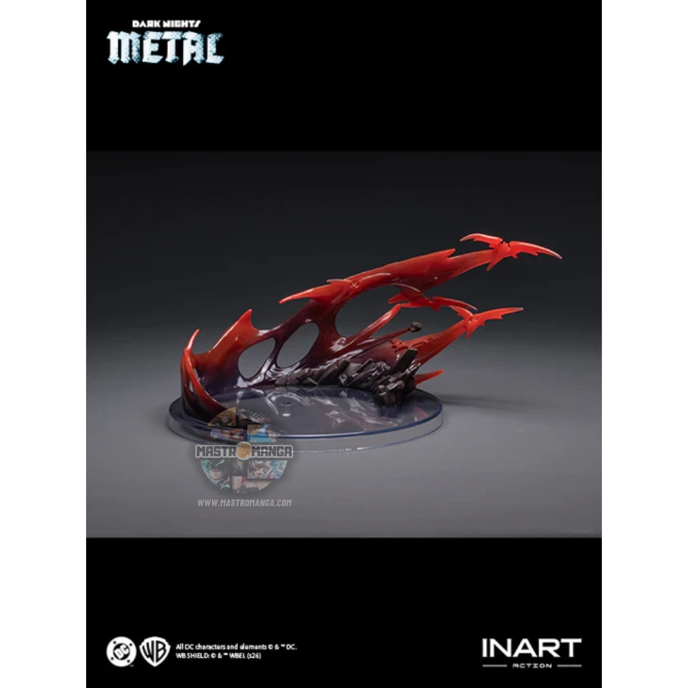 The Red Death Batman DC Dark Nights Metal Inart - Figure da collezione premium del terrificante Batman alternativo con costume iconico e aura oscura