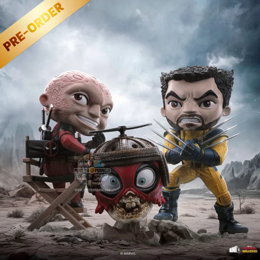 Deadpool And Wolverine Unmasked Set Minico