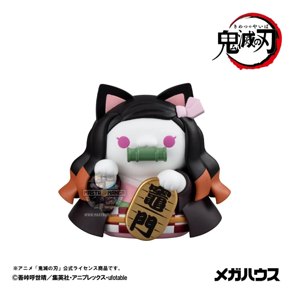 Demon Slayer Fortune Cats Mega Cat Project Ver. 02 Display With Gift