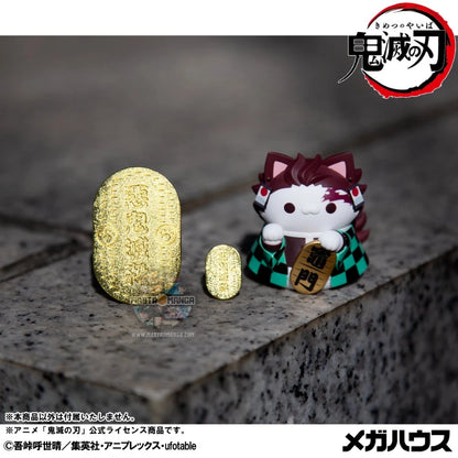 Demon Slayer Fortune Cats Mega Cat Project Ver. 02 Display With Gift