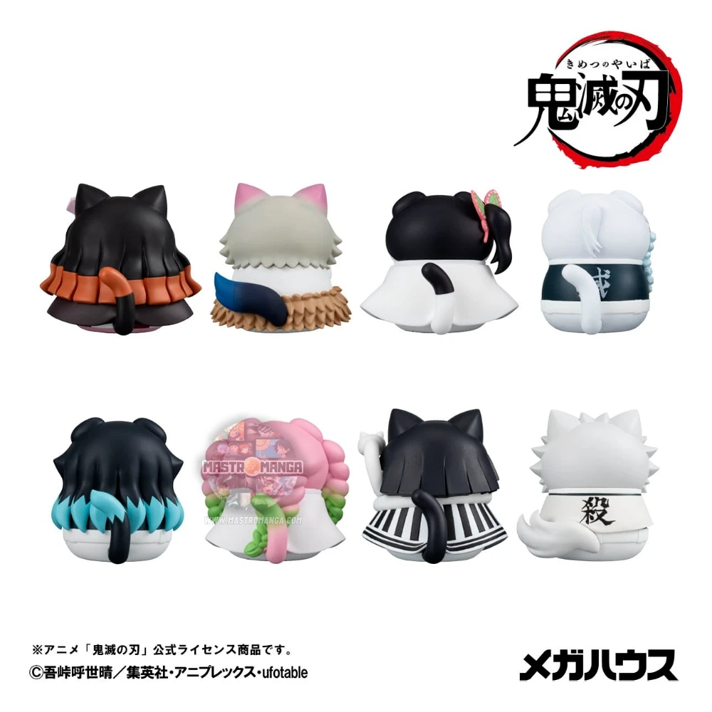 Demon Slayer Fortune Cats Mega Cat Project Ver. 02 Display With Gift