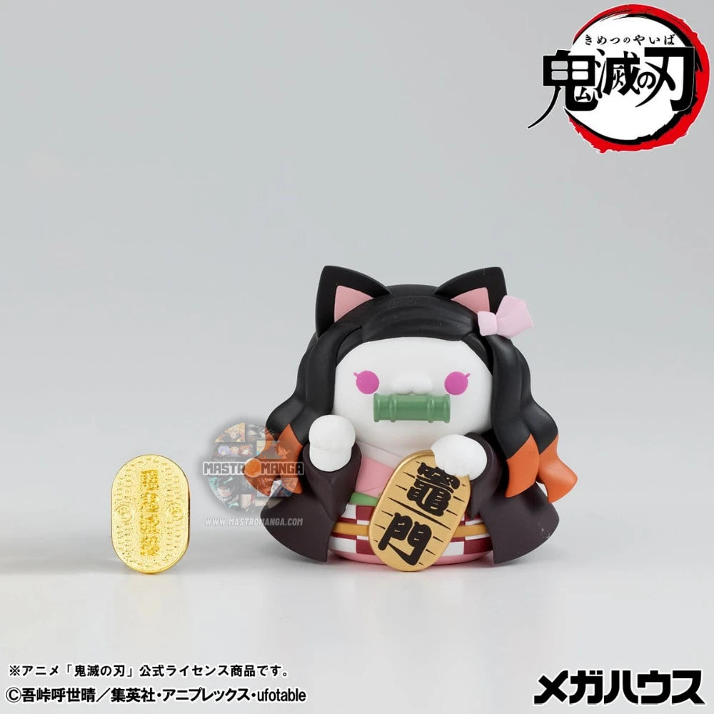 Demon Slayer Fortune Cats Mega Cat Project Ver. 02 Display With Gift