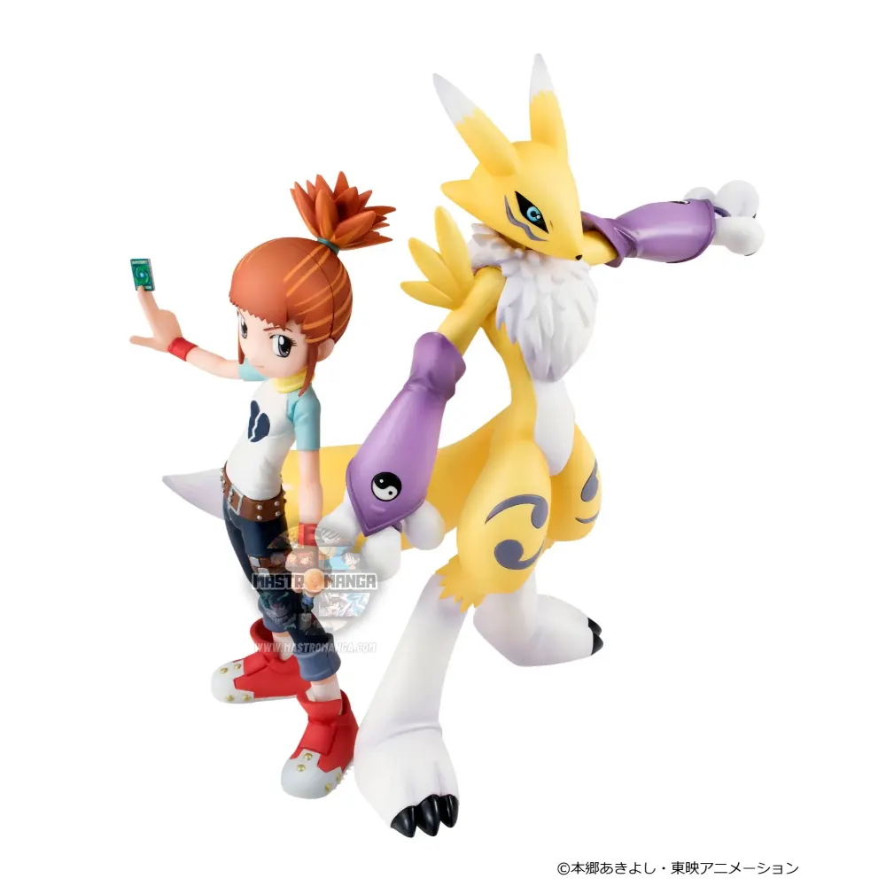 Digimon Tamers Renamon & Ruki Makino Gem Statue Repeat