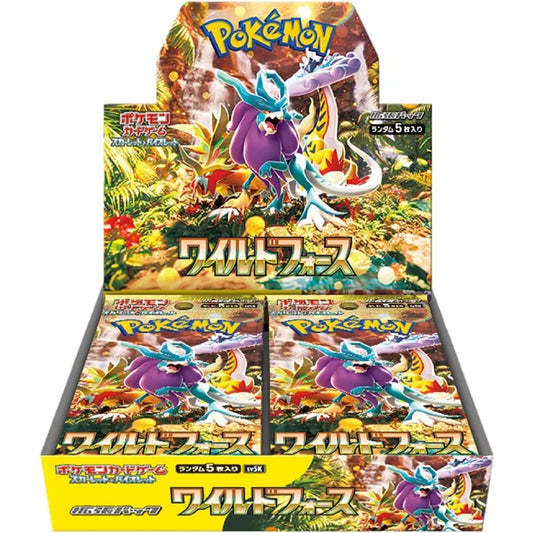 Wild Force Booster Box Sv5M Pokémon Card Game Japanese Version
