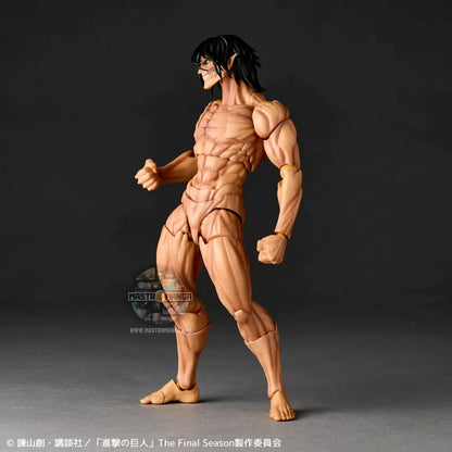 Attack Titan Eren Yeager Attack On Titan Revoltech Amazing Yamaguchi Re-Release