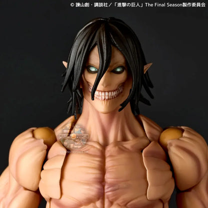 Attack Titan Eren Yeager Attack On Titan Revoltech Amazing Yamaguchi Re-Release