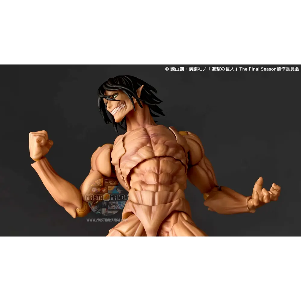 Attack Titan Eren Yeager Attack On Titan Revoltech Amazing Yamaguchi Re-Release