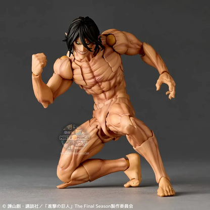 Attack Titan Eren Yeager Attack On Titan Revoltech Amazing Yamaguchi Re-Release
