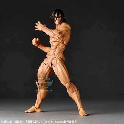 Attack Titan Eren Yeager Attack On Titan Revoltech Amazing Yamaguchi Re-Release