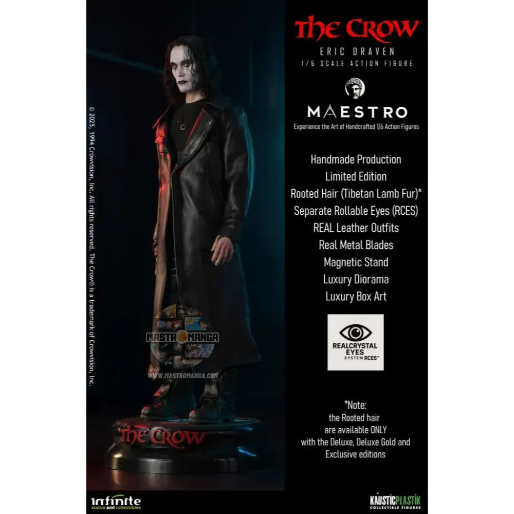 Eric Draven The Crow Luxury Maestro Line Deluxe Gold Edition