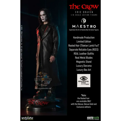 Eric Draven The Crow Luxury Maestro Line Deluxe Gold Edition
