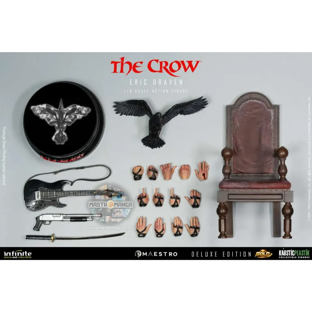 Eric Draven The Crow Luxury Maestro Line Deluxe Gold Edition
