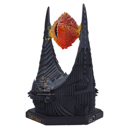 Lampada LED Eye of Sauron Occhio di Sauron Il Signore degli Anelli Nemesis Now illuminata