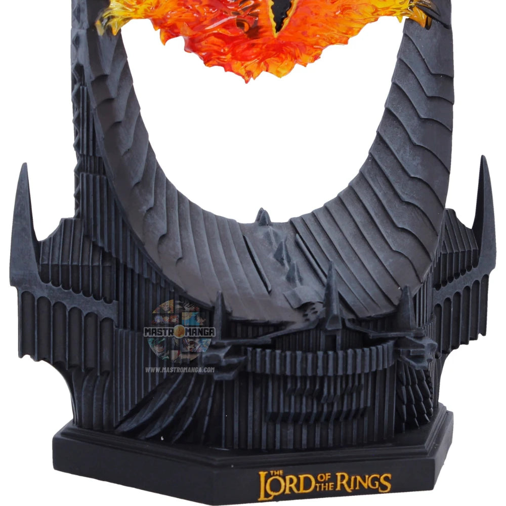 Lampada LED Eye of Sauron Occhio di Sauron Il Signore degli Anelli Nemesis Now illuminata